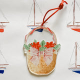 Acrylic Ornament: Nantucket Basket