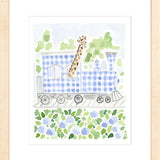 The "On the Giraffe Train" Fine Art Print
