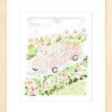 The "Bunny-mobile" Fine Art Print
