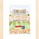 "Darrell K. Royal Memorial Stadium" Fine Art Print
