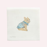 Needlepoint Canvas: Sailor Frenchie | Preppy Dog Needlepoint |