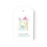 Custom Gift Tags: Needlepoint Stash Bag