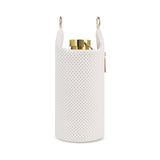 HydroBag® HANDLE®-White Coated Perforated Neoprene HydroBag® with Pink/Green Stripe