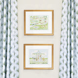 The "Merry-Go-Menagerie Blue Carousel" Fine Art Print