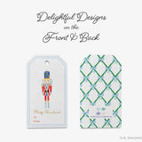 Nutcracker Holiday Gift Tags [Sets of 8]
