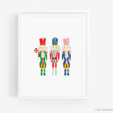 Nutcracker Trio Art Print