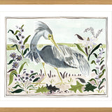 The "Heron in a Lavender Haze" Fine Art Print