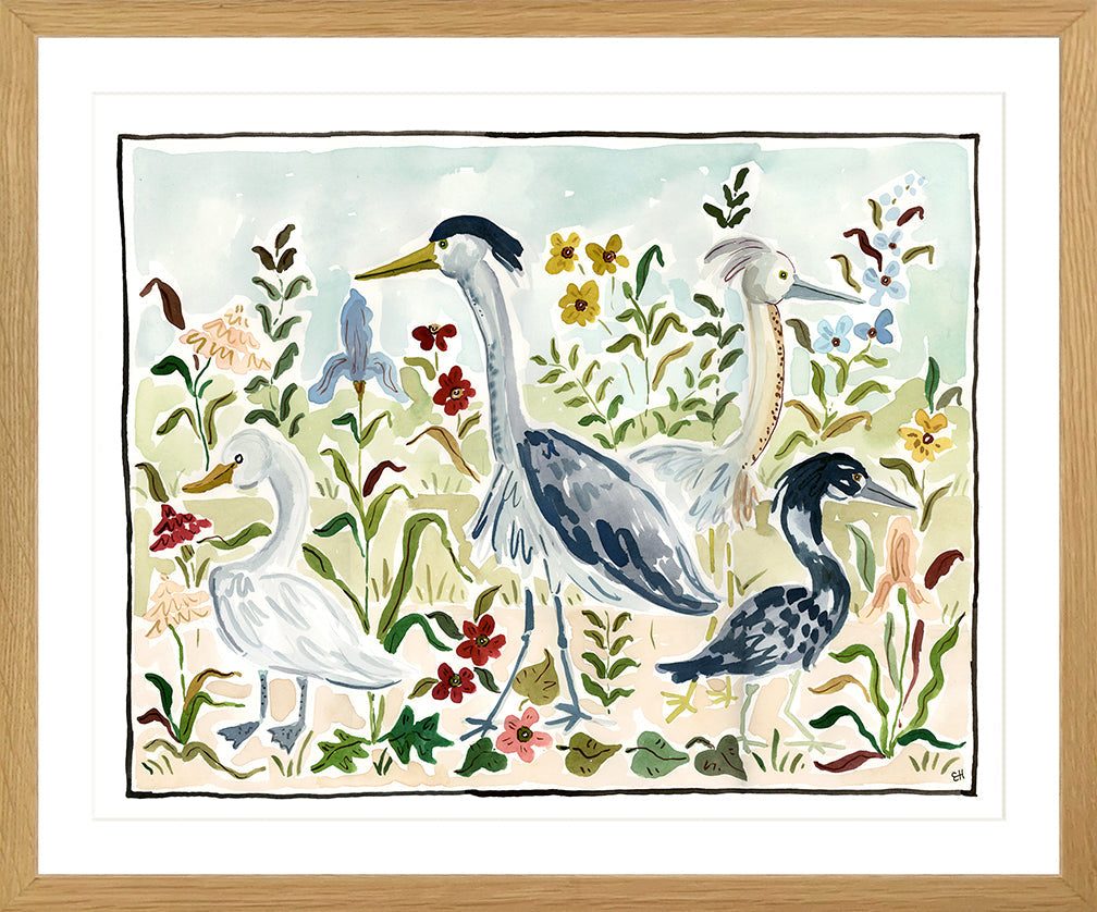 The "Bird Party" Fine Art Print