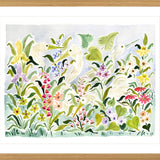 The " Heron Girls in the Garden" Fine Art Print