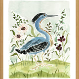The "Indigo Blue Heron" Fine Art Print