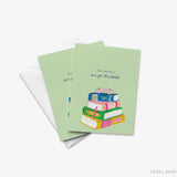 One For The Books Greeting Card