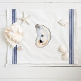 Oyster with Pearl Tea Towel