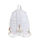 Pickleball HydroSling Bag with Removable Racquet Cover- White Ripstop with Stripe