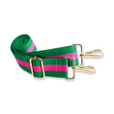 HydroBag® HANDLE®- Kelly Green with Pink and Green Striped Strap