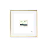 Please Leave by Nine Matchbook Fine Art Print