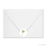 Palm Tree Round Stickers