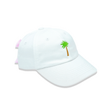 Palm Tree Bow Baseball Hat (Girls)