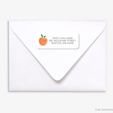 Peach Return Address Labels