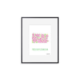 Pennsylvania Mountain Laurel Flower Print