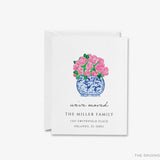 Peonies in Ginger Jar Moving Announcement