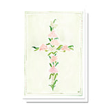Peony Cross Card