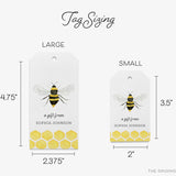 Personalized Bee Gift Tags