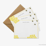 Personalized Bee Hive Flat Notes