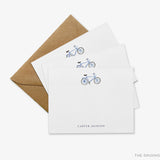 Personalized Bicycle Emblem Flat Notes