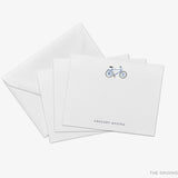 Personalized Bicycle Emblem Flat Notes