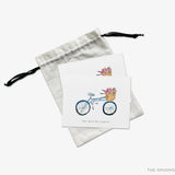 Personalized Bicycle Floral Greeting Cards