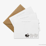 Personalized Black Sheep Flat Notes