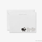 Personalized Black Sheep Flat Notes