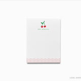 Personalized Cherry Notepad