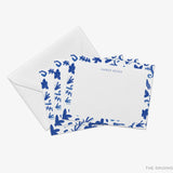 Personalized Chinoiserie Pattern Flat Notes