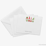 Personalized Christmas Gnome Flat Notes