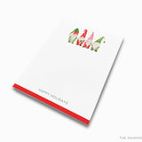 Personalized Christmas Gnomes Notepad