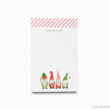 Personalized Christmas Gnomes Notepad