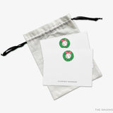 Personalized Christmas Wreath Flat Notes