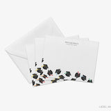 Personalized Colorful Graduation Caps Flat Notes