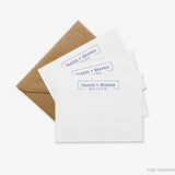 Personalized Couples Flat Notes