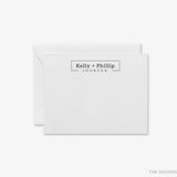 Personalized Couples Flat Notes