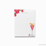 Cranberry Fizz Cocktail Notepad