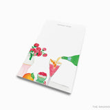 Cranberry Fizz Cocktail Notepad