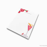 Cranberry Fizz Cocktail Notepad