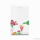 Cranberry Fizz Cocktail Notepad