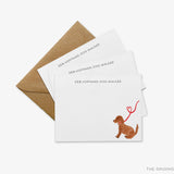 Personalized Dog Lover Flat Notes