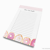 Personalized Donut Notepad