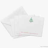 Personalized Evergreen Branch Flat Notes