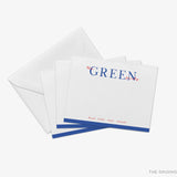 Personalized Family Duo Color Flat Notes