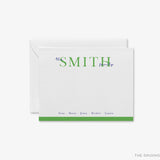 Personalized Family Duo Color Flat Notes